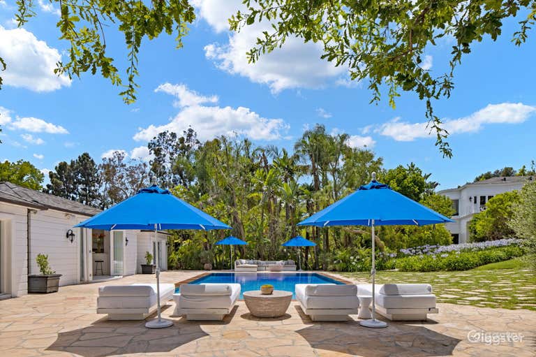   HOLLYWOOD'S CROWN JEWEL: MAISON DU SOLEI/POOL 