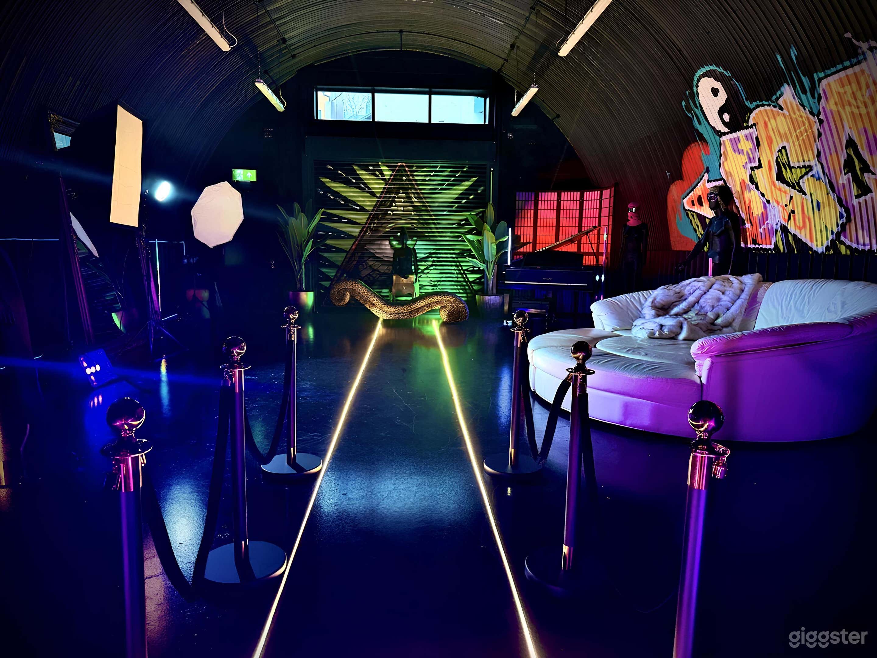 Vibrant Studio: BGrand Piano, Runway, RGB Lighting Photo 1