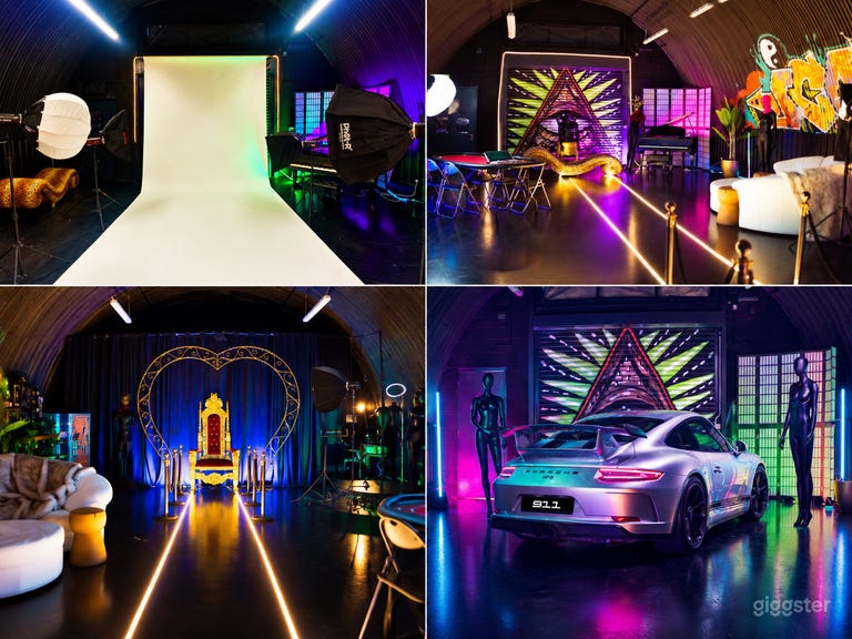  Blackout Studio/ 3x3m backdrop/ Lighting Included/ drive in 