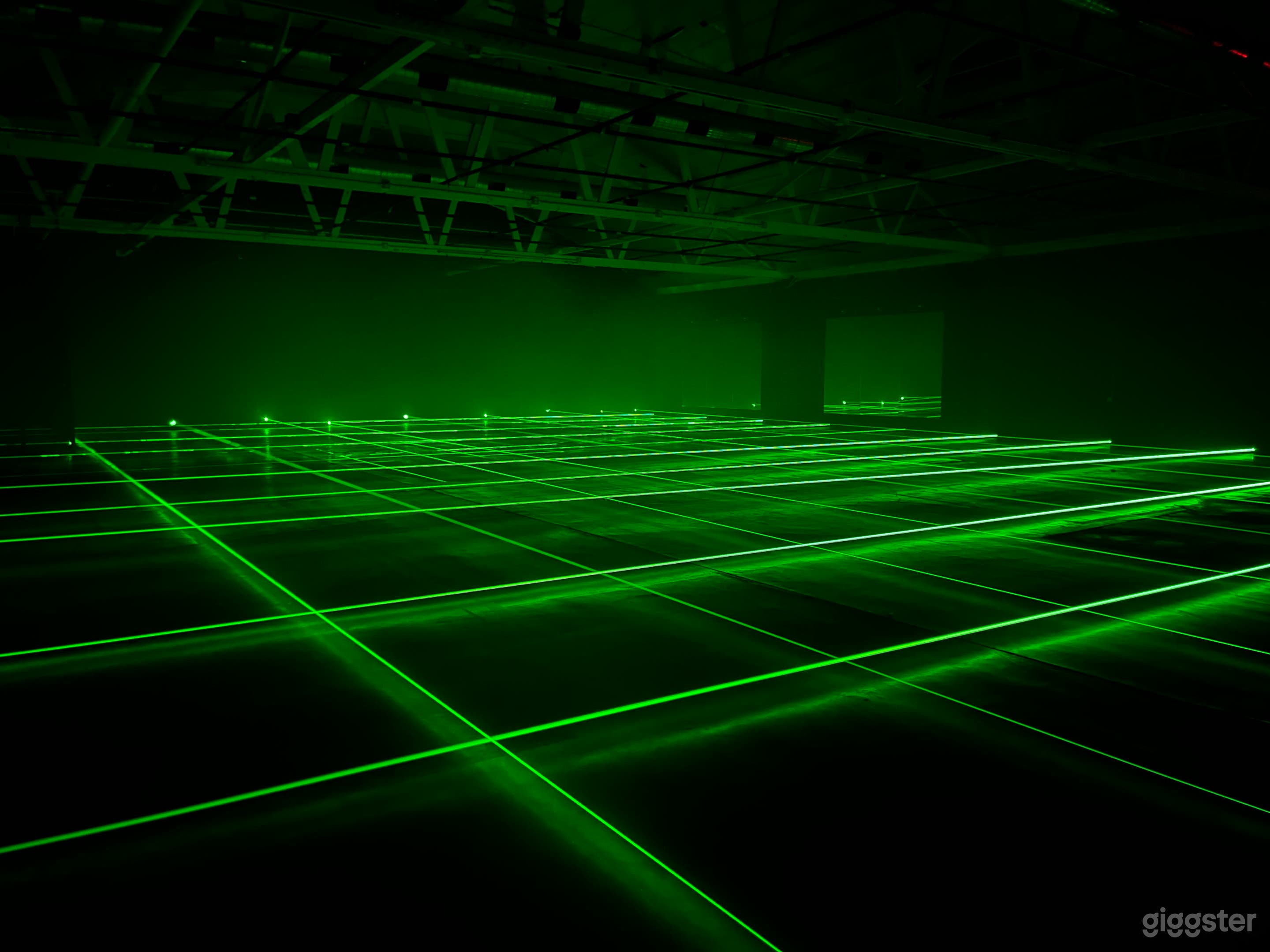 New Laser Beam Set In Huge FIlm Studio Photo 3