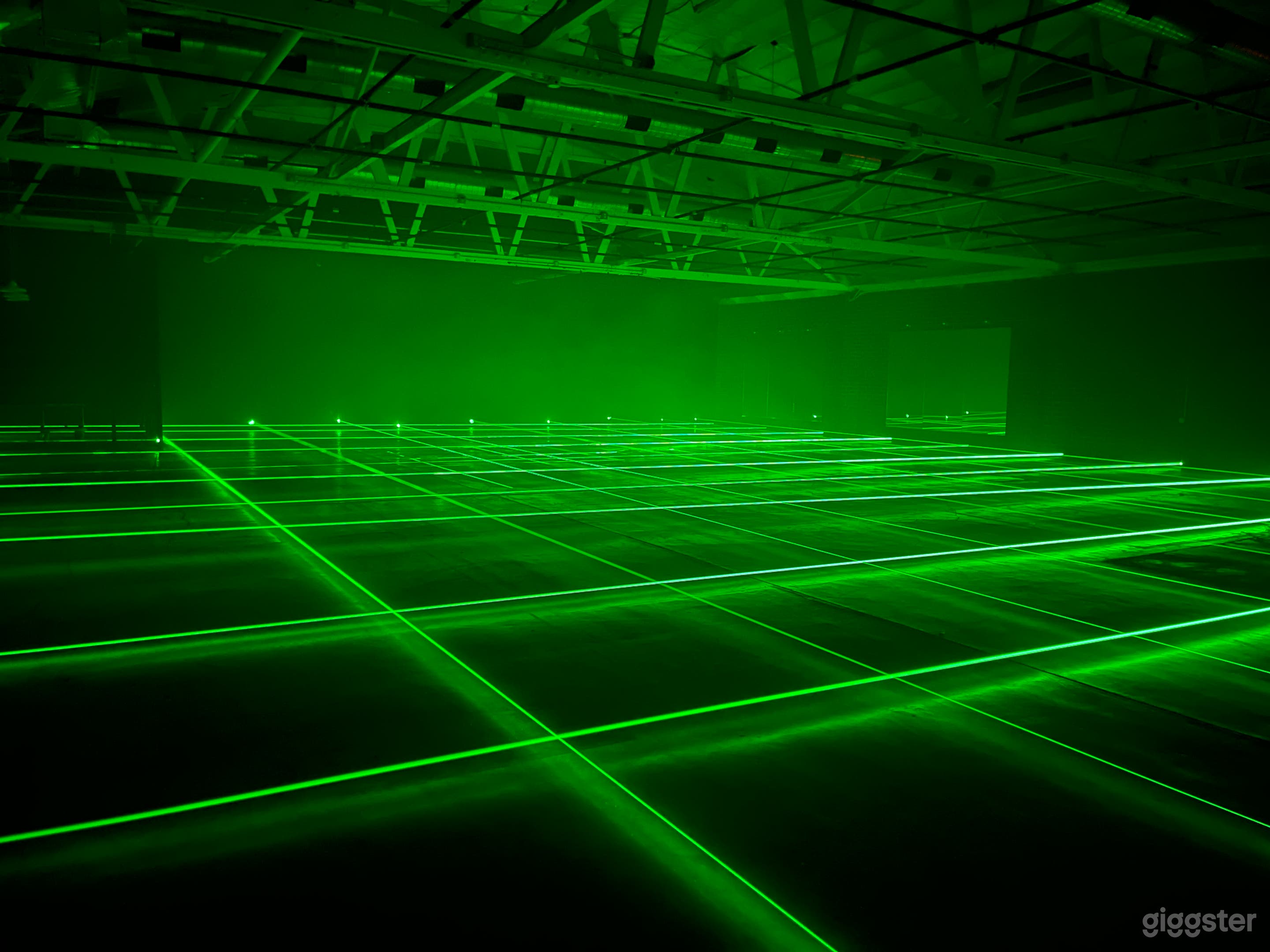 New Laser Beam Set In Huge FIlm Studio Photo 4