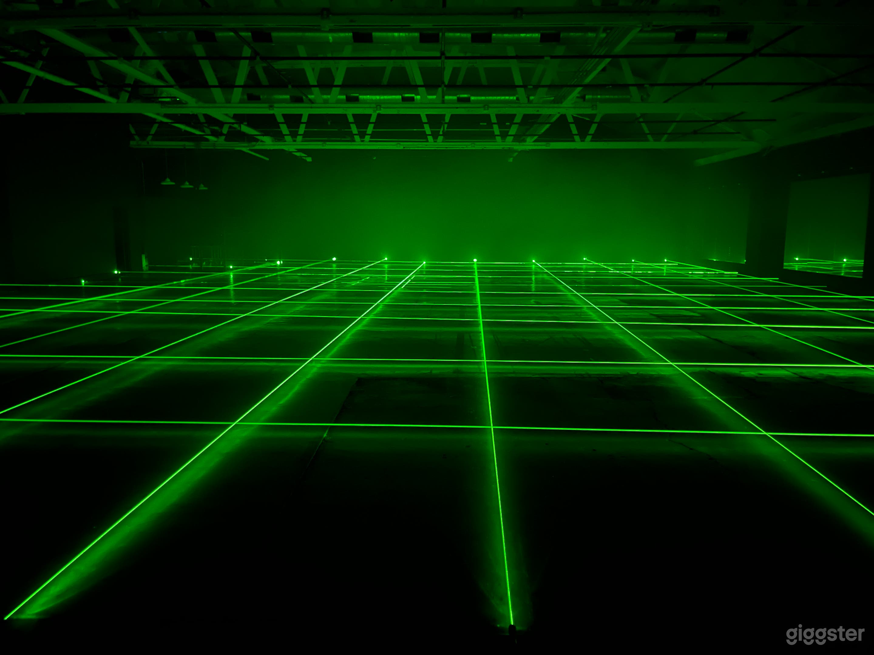 New Laser Beam Set In Huge FIlm Studio Photo 2