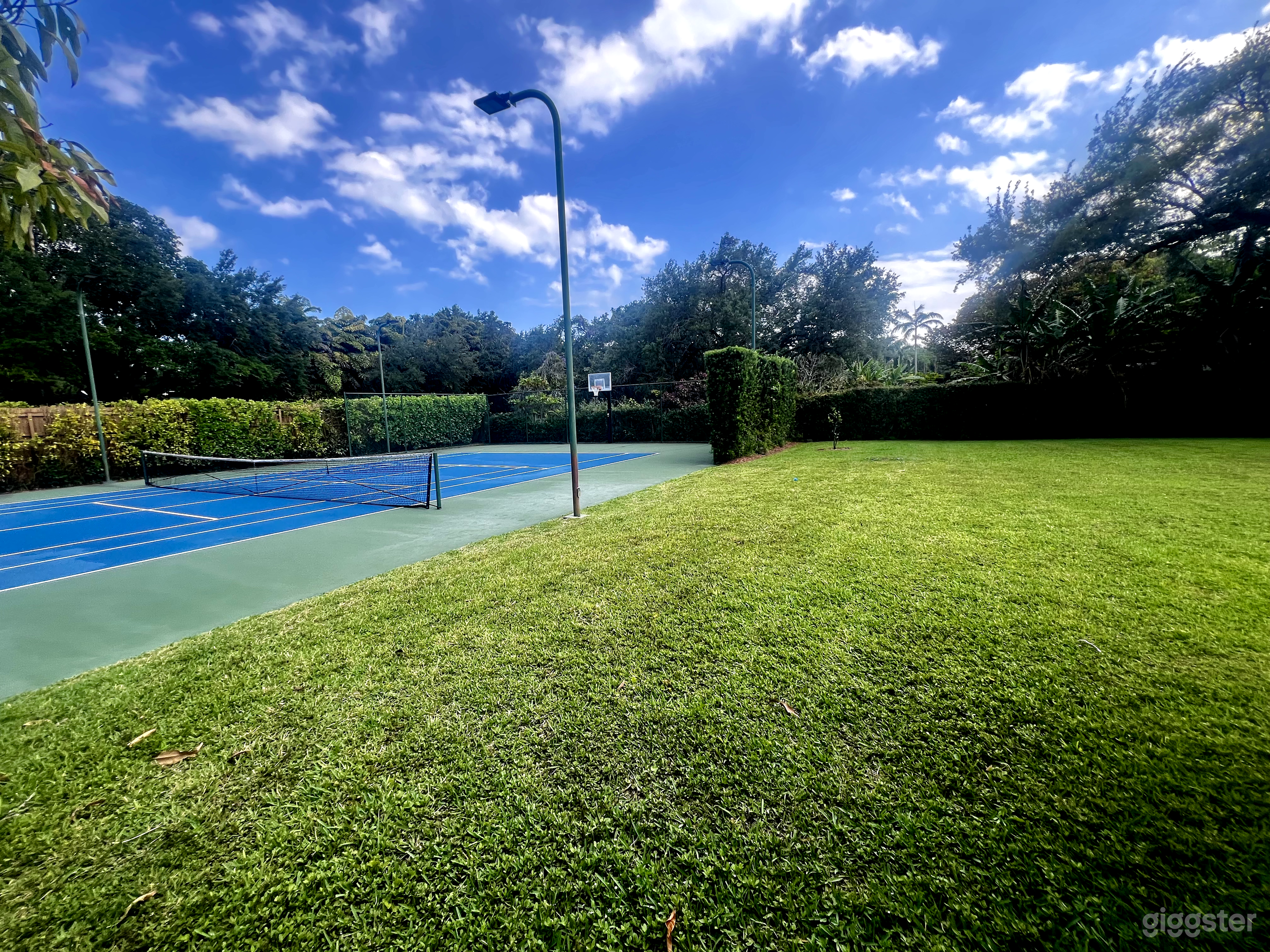 Backyard &amp; Tennis &amp; Basketball + Pool Photo 1