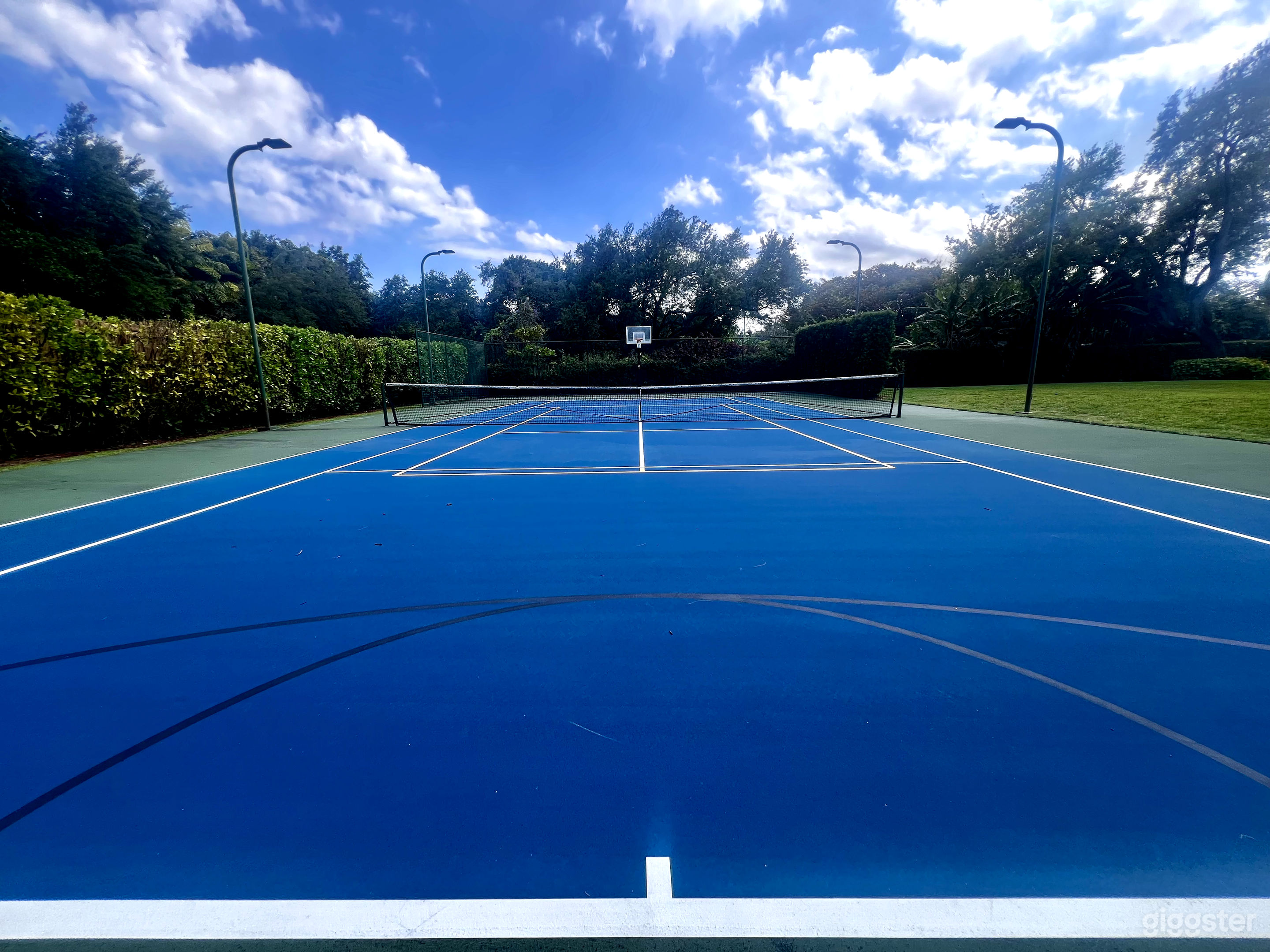 Backyard &amp; Tennis &amp; Basketball + Pool Photo 3