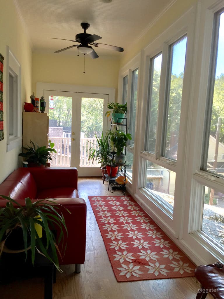  sleeping porch (2nd floor) with balcony 