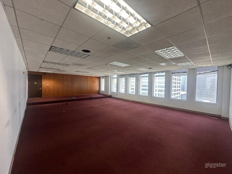   Vacated Courtroom w/Panoramic City View 