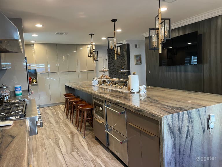  Kitchen with 15 ft. island 