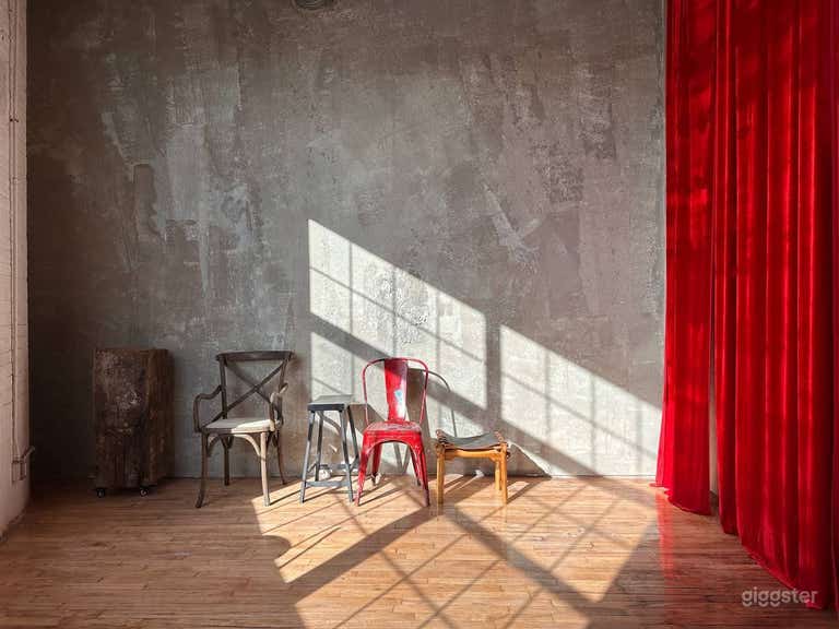  Small Photo Studio with Sand 