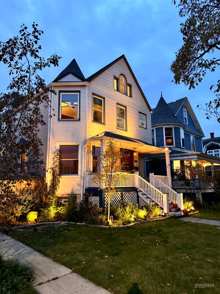  Historic 1898 Chicago Queen Anne Home with Turret 