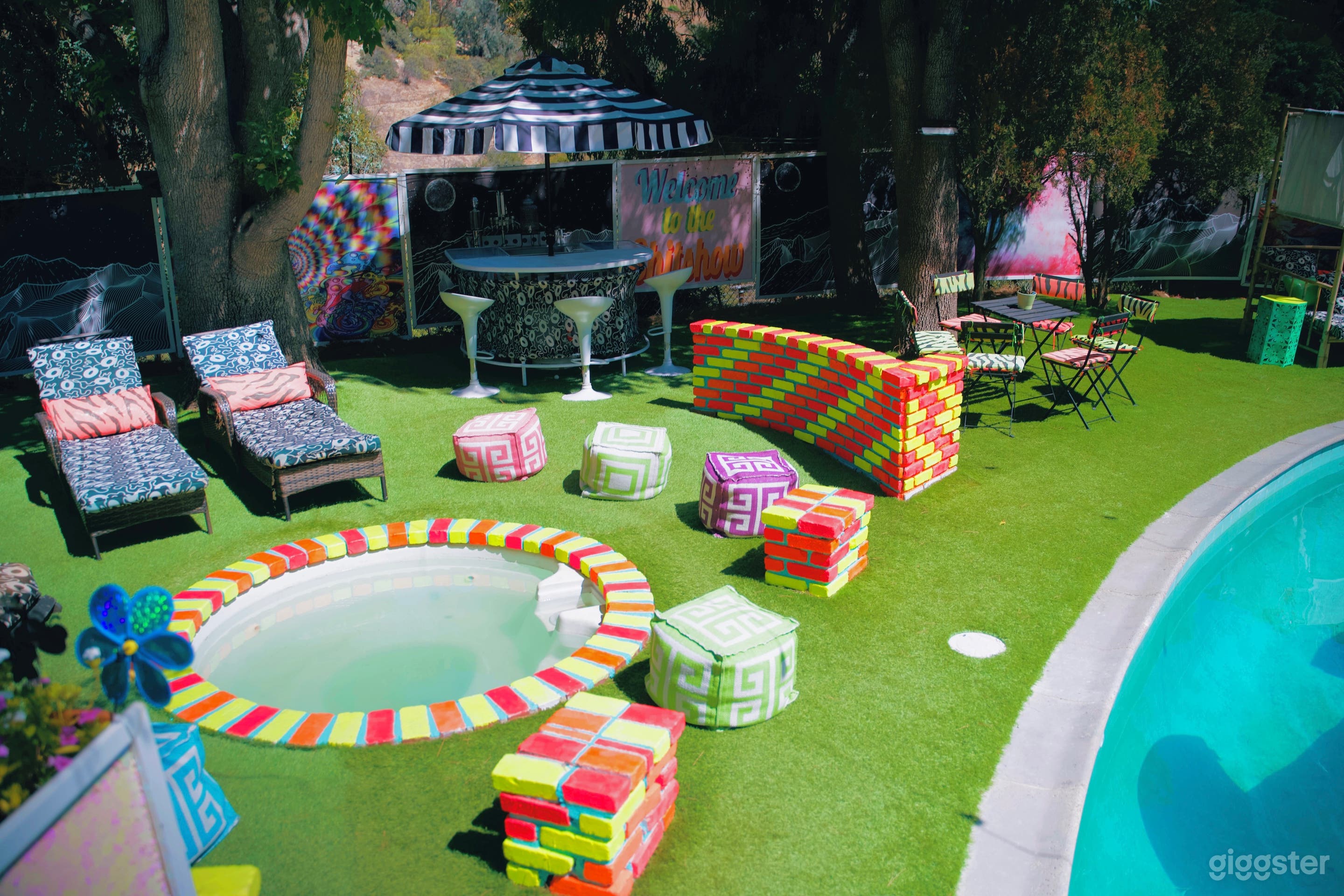 Dope Art House with Festival-Style Backyard Photo 1