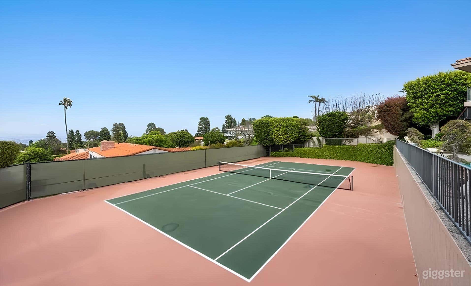 Spacious Tennis Court Photo 1