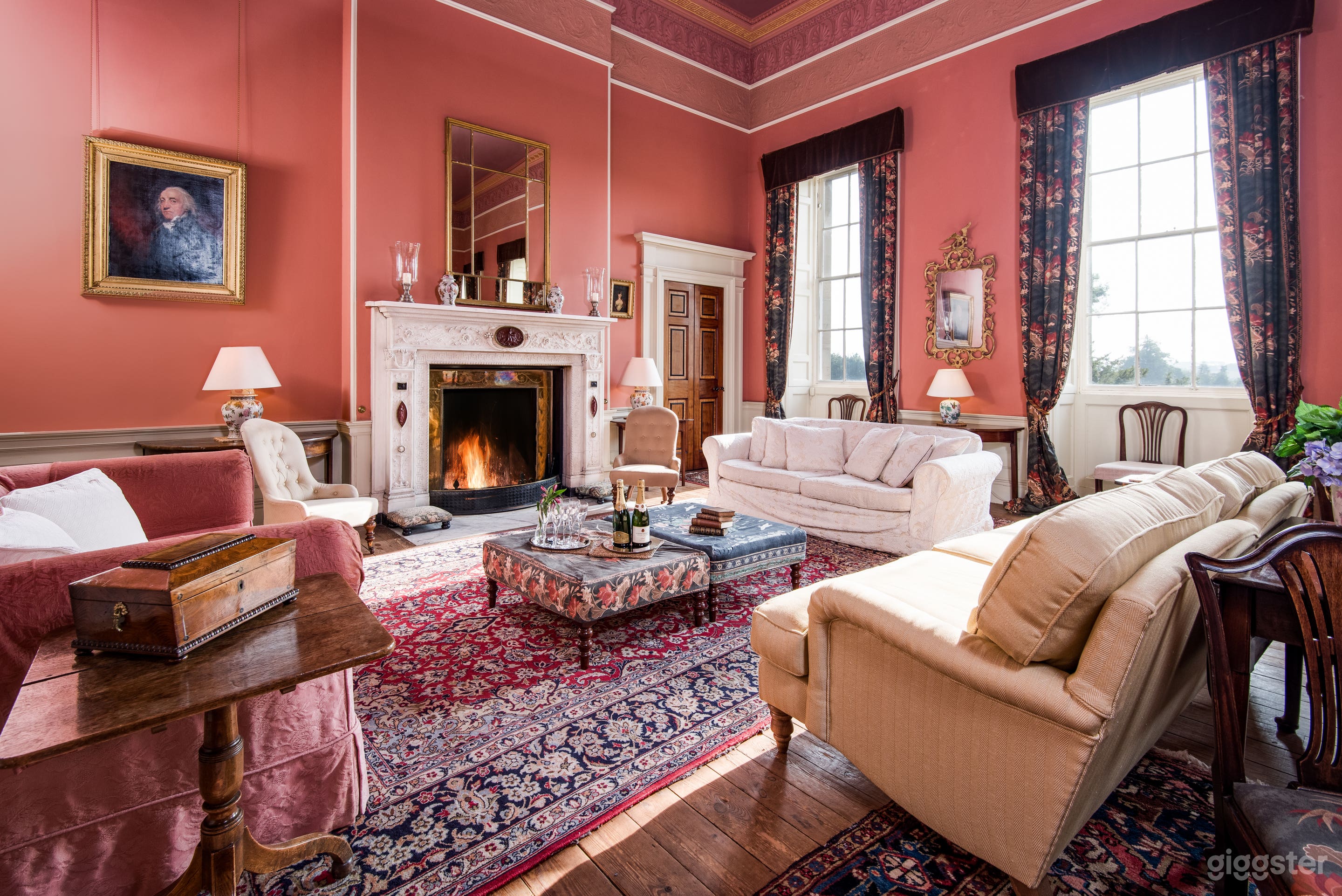 Part of the Drawing Room at Wedderburn Castle
