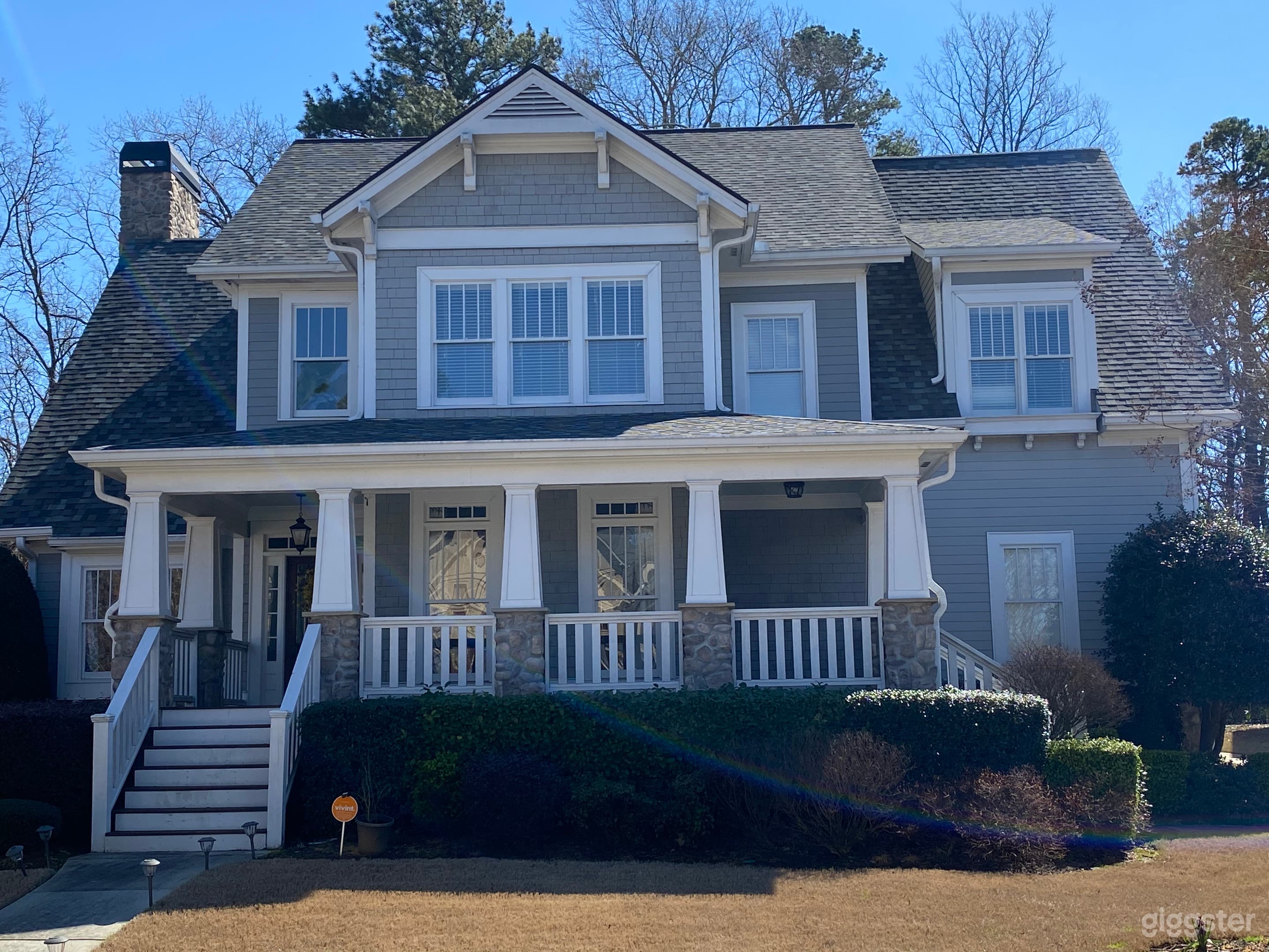 Street view front side of the house