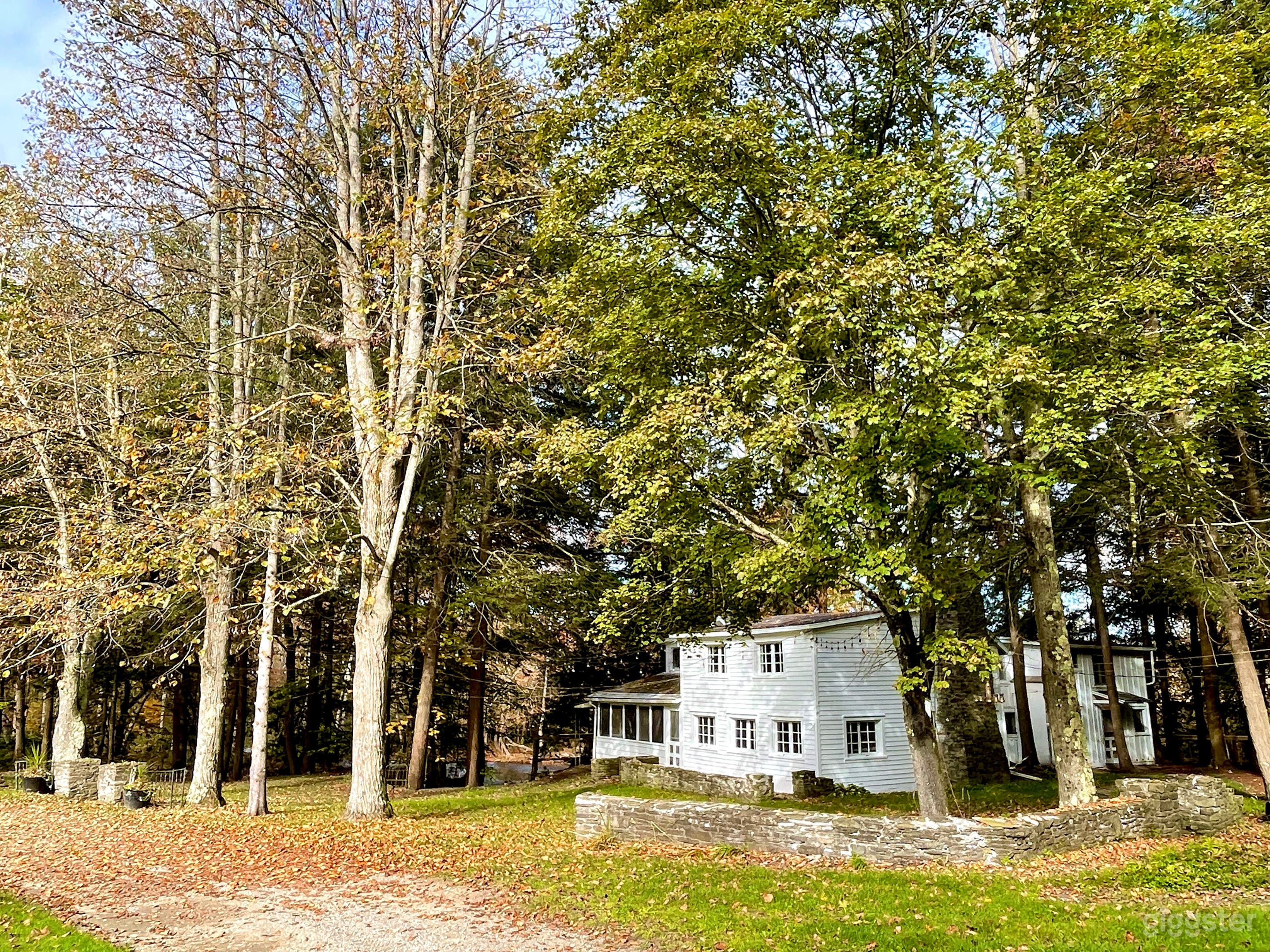 Homestead House, five bedrooms right along the  Creek. 