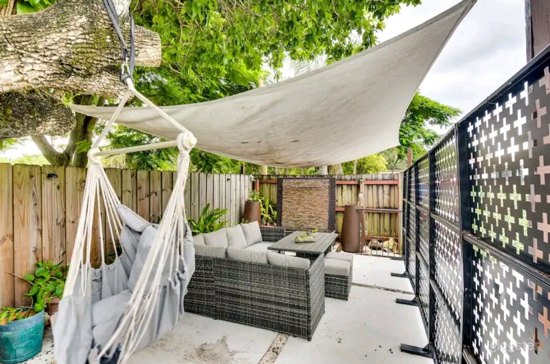 Outdoor space zen garden 