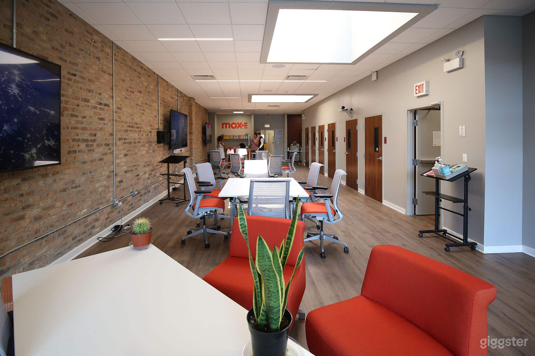 Event space in coworking area