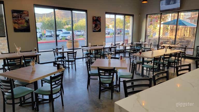  Bright, Modern Event Space with a Cozy Café Vibe 