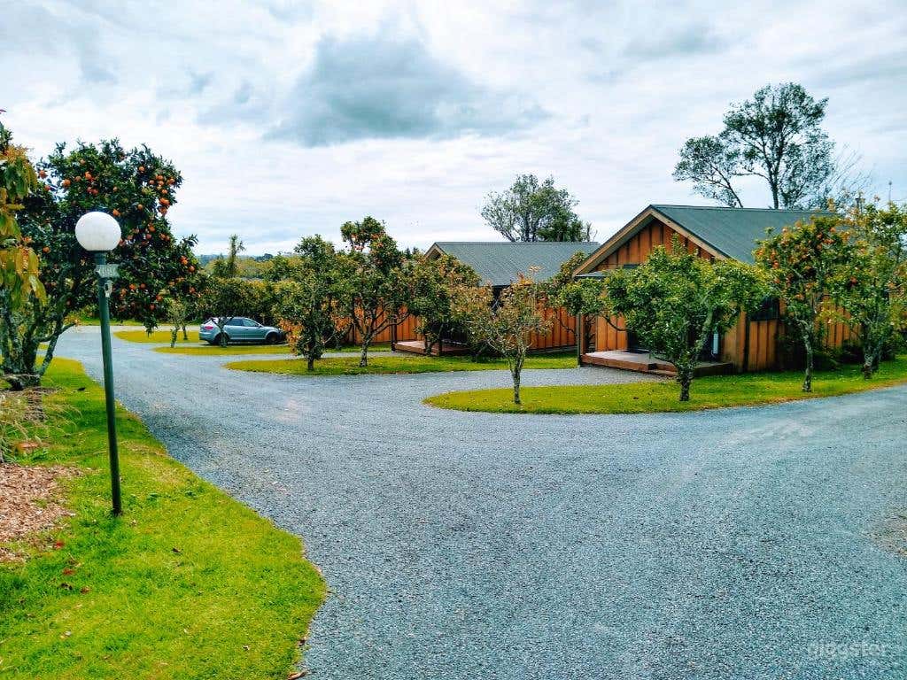 Secluded Chalets Set on 2 Acres of  Orchards Photo 1