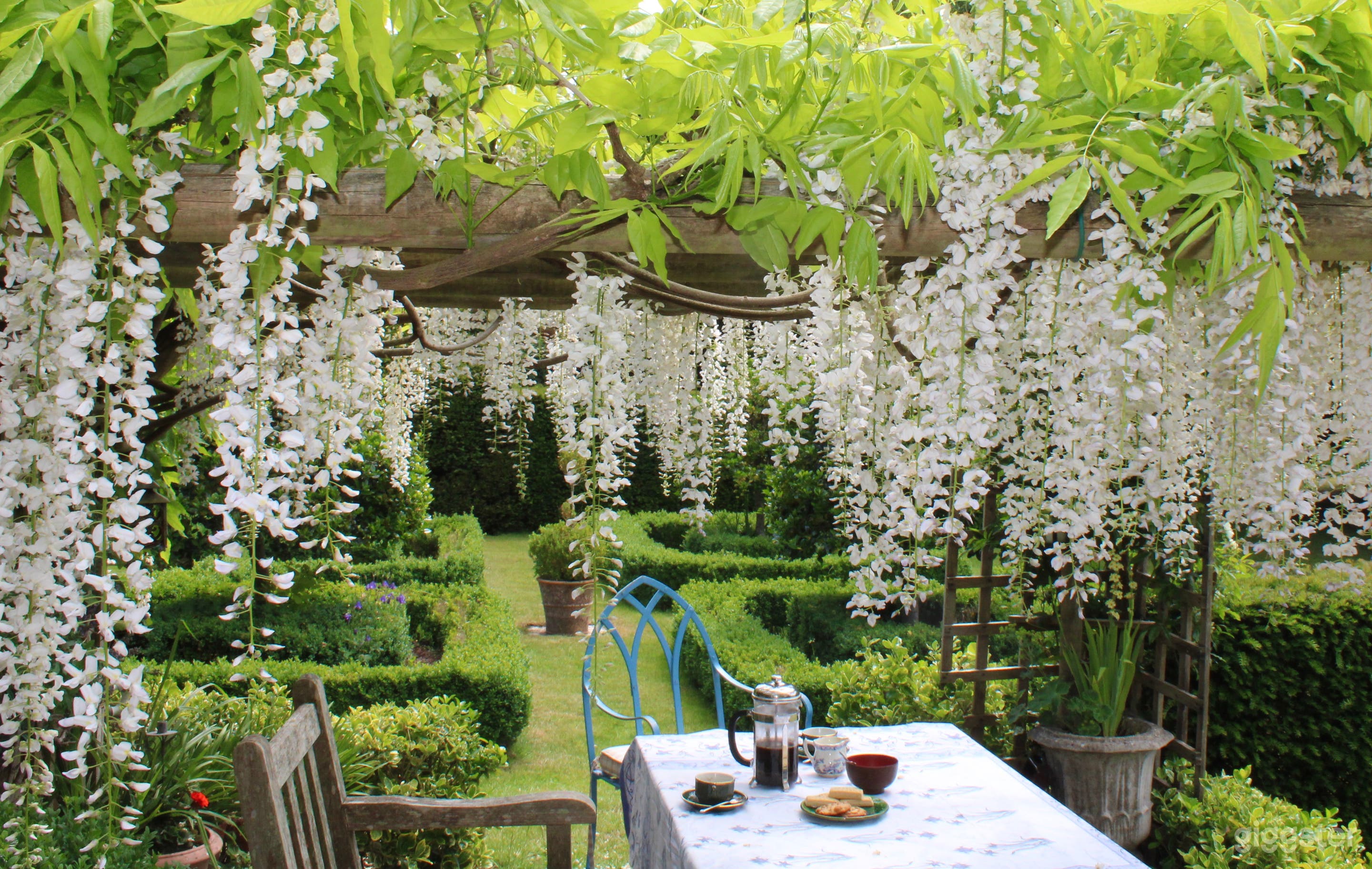 Wild Meadow House with Gypsy Caravan and Stream Photo 1