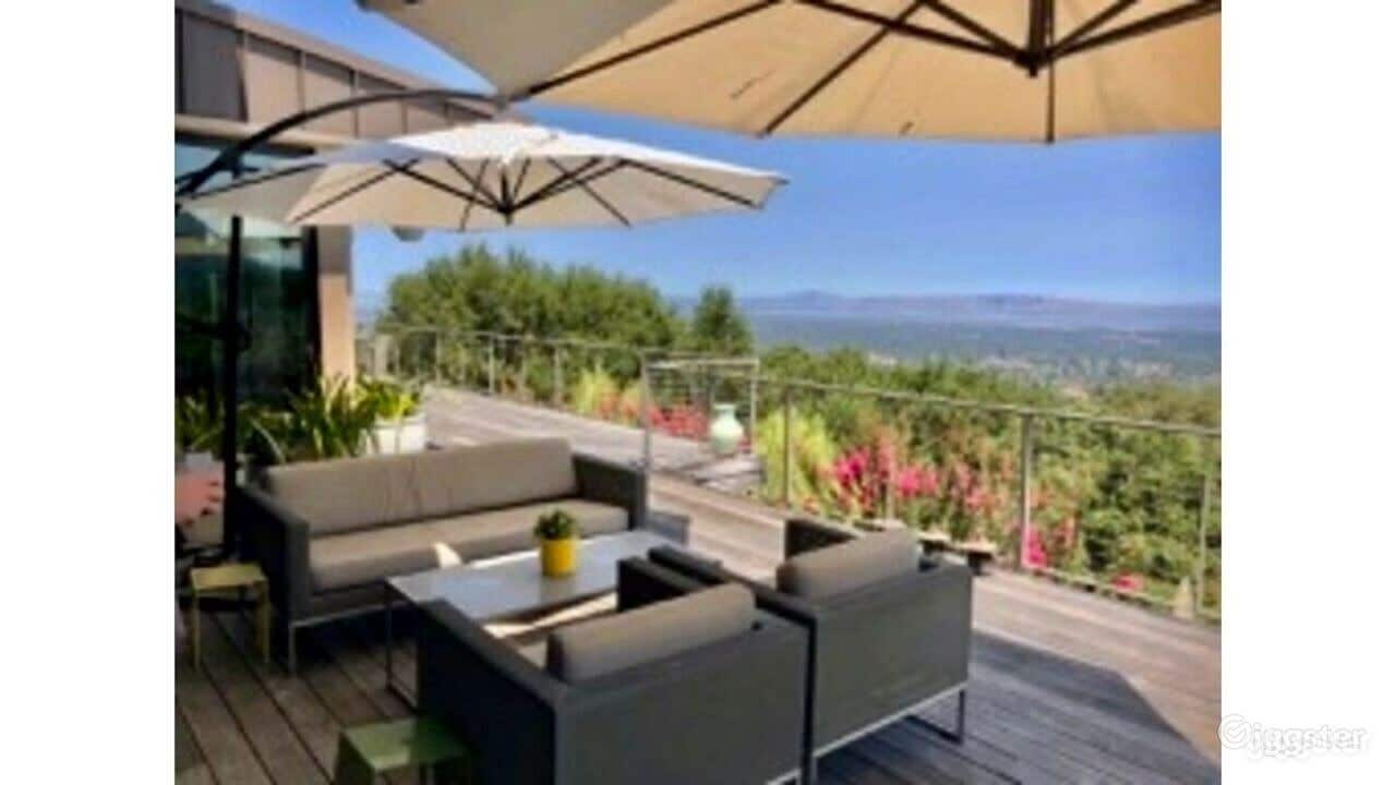 Stunning Pool with SF Bay in Los Altos Hills Photo 3