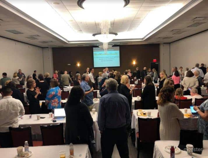  Indoor Modern Meeting Room with Projector   