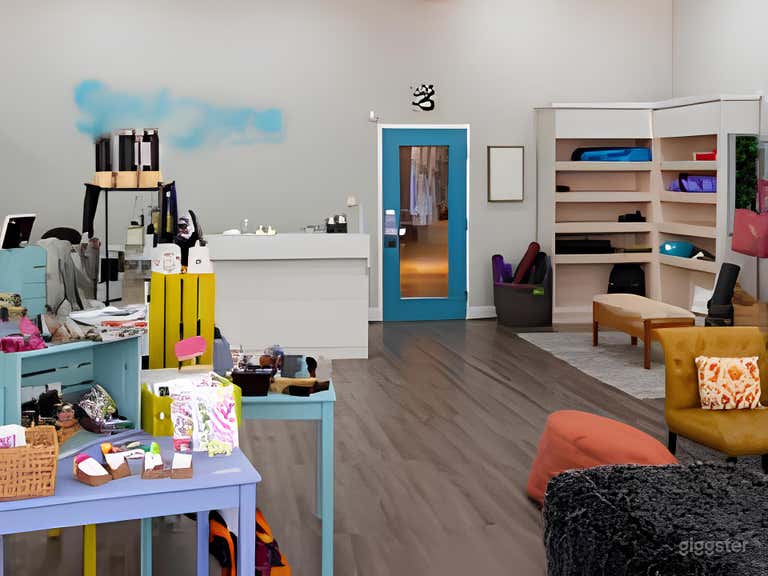  Chic Boho Retail Shop in Wellness Studio 
