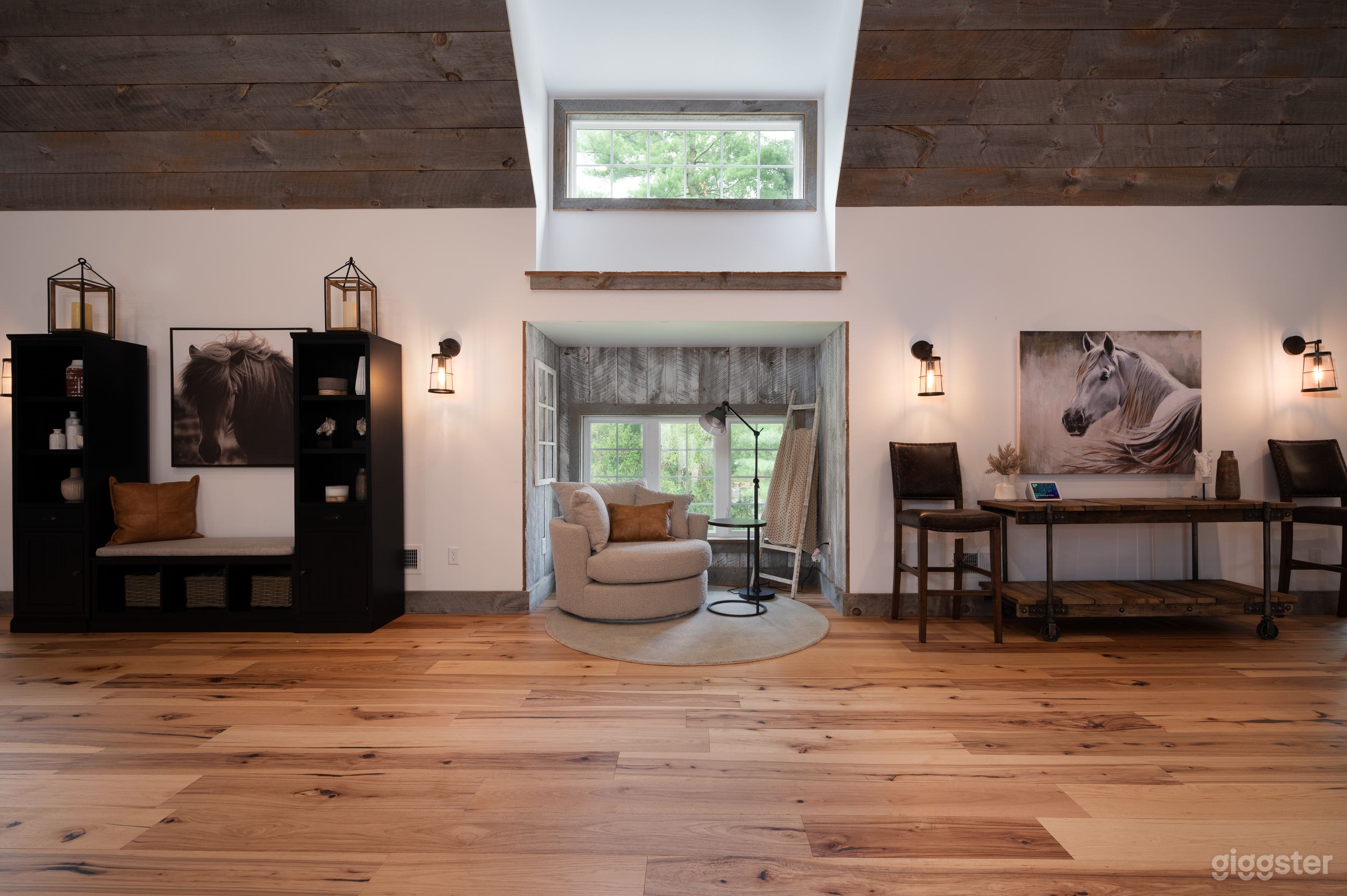 Reading Nook in one of Living Room windows