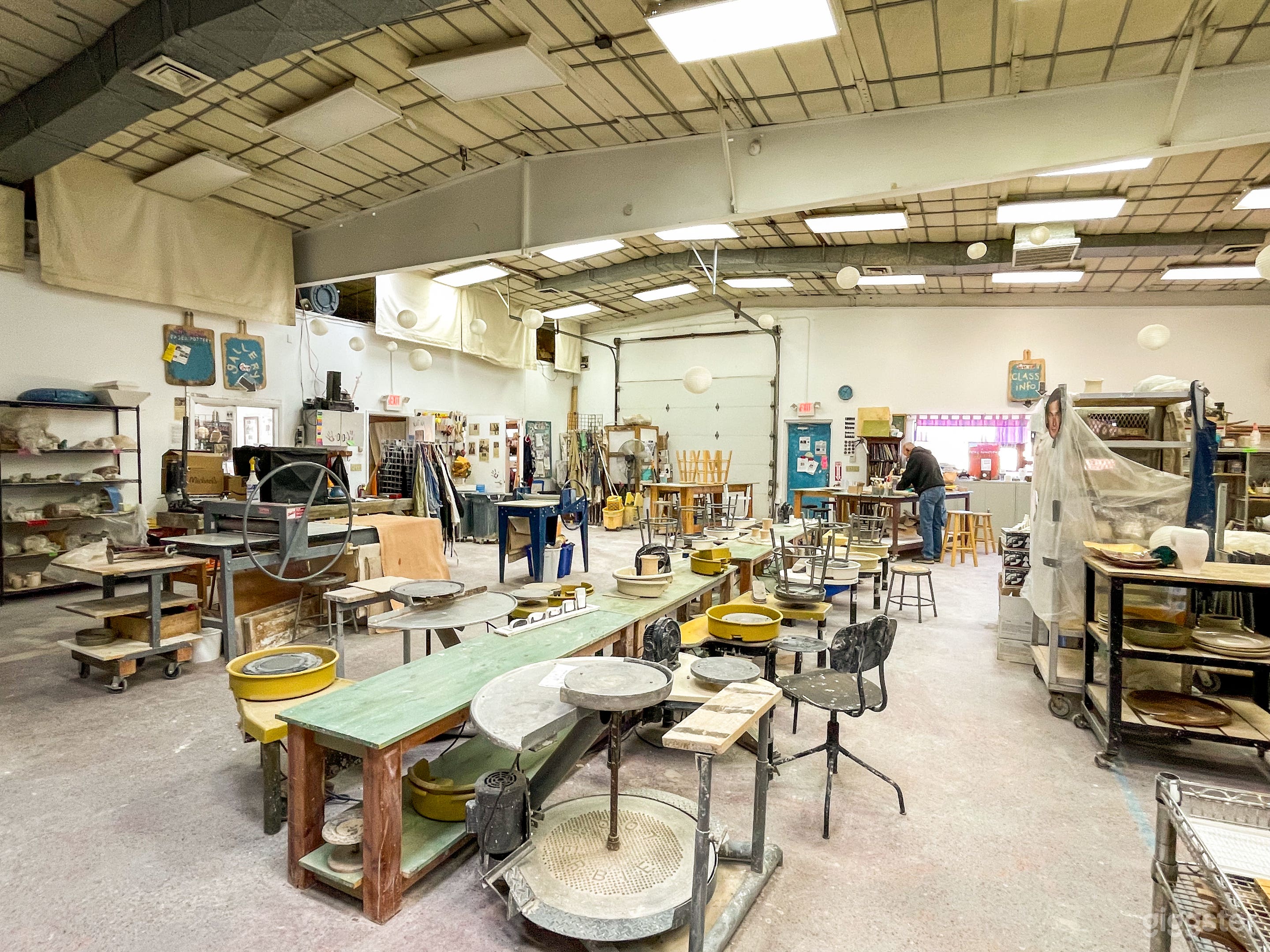 We also have handbuilding tables and equipment available for use or rental