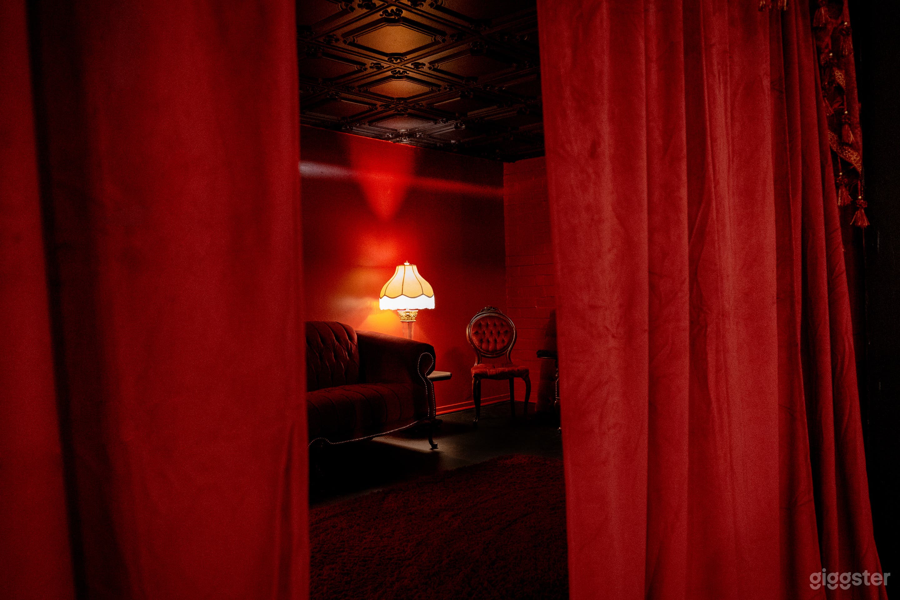 The Parlour Lounge Red Monochromatic Room Photo 2