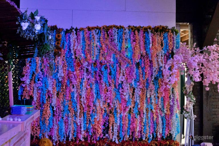  photo wall inside of lounge 