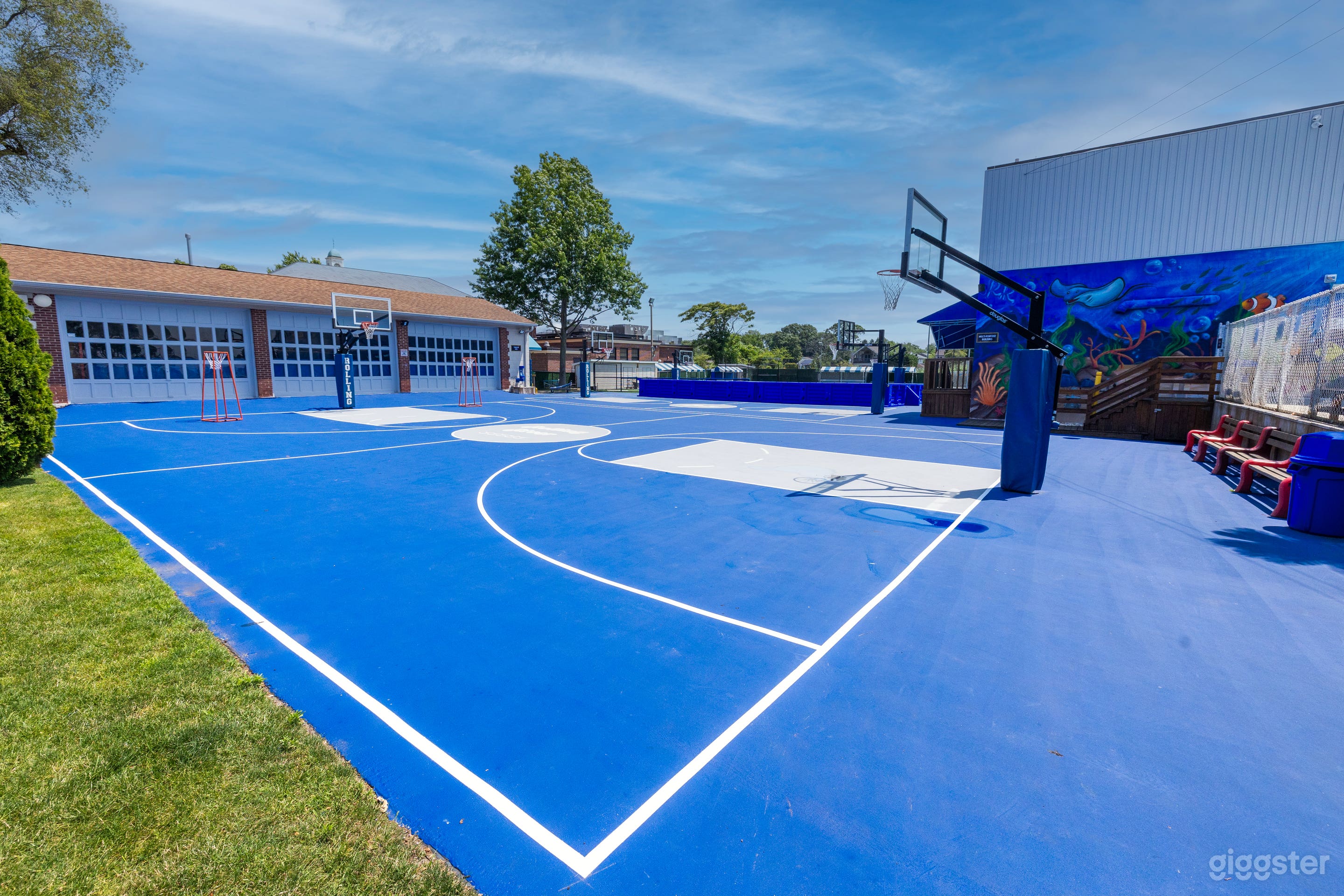 Outdoor Basketball Court Complex Photo 2