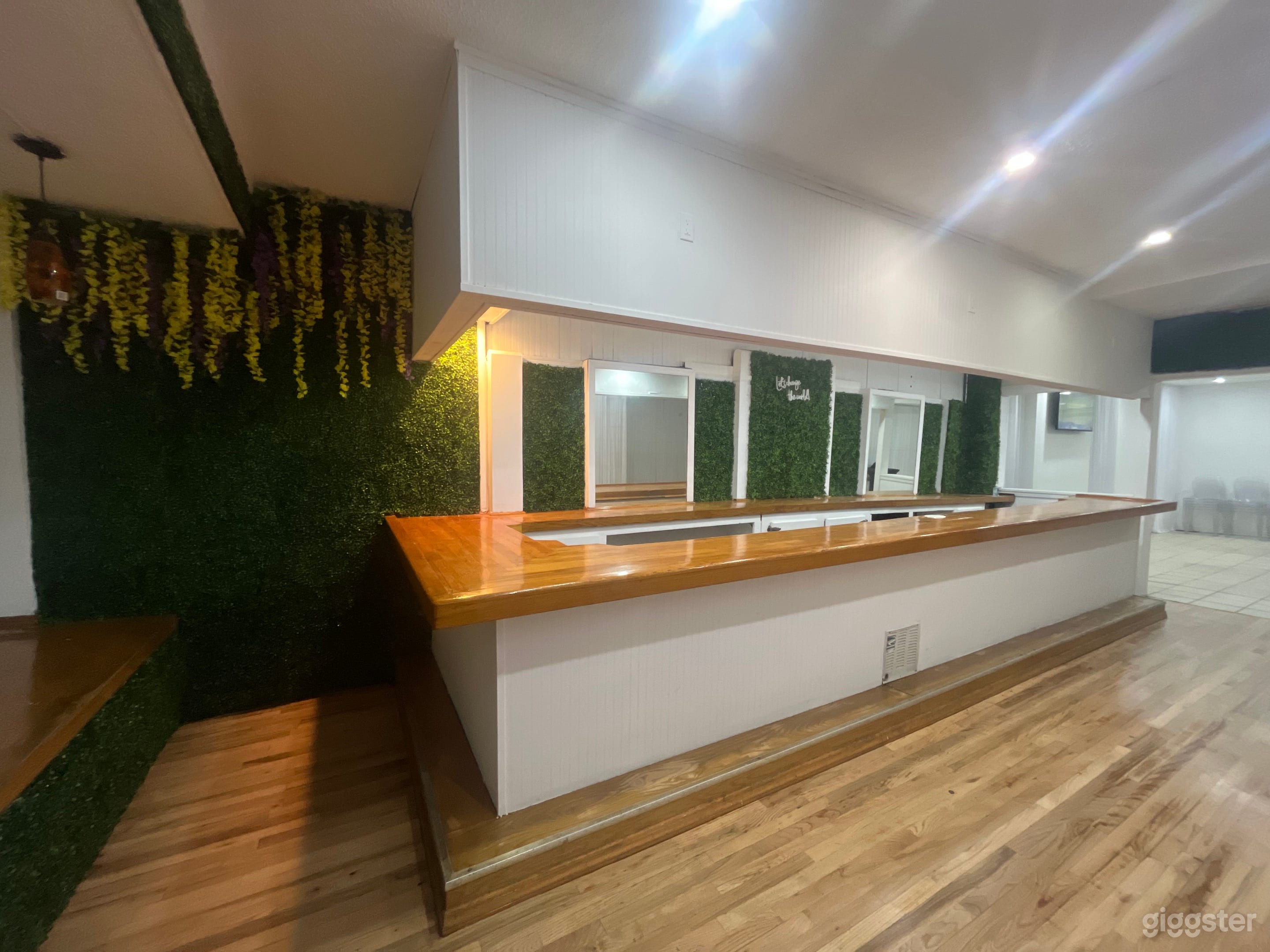 Serene Garden-Themed Event Space with Full Bar Photo 2