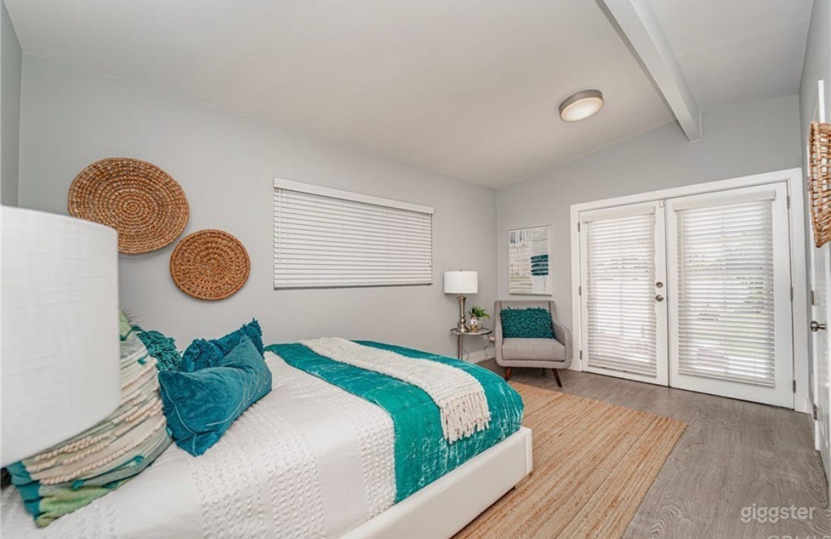 Master bedroom with French Doors