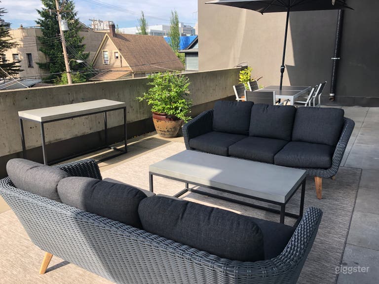  North &amp; South facing patios for use.  