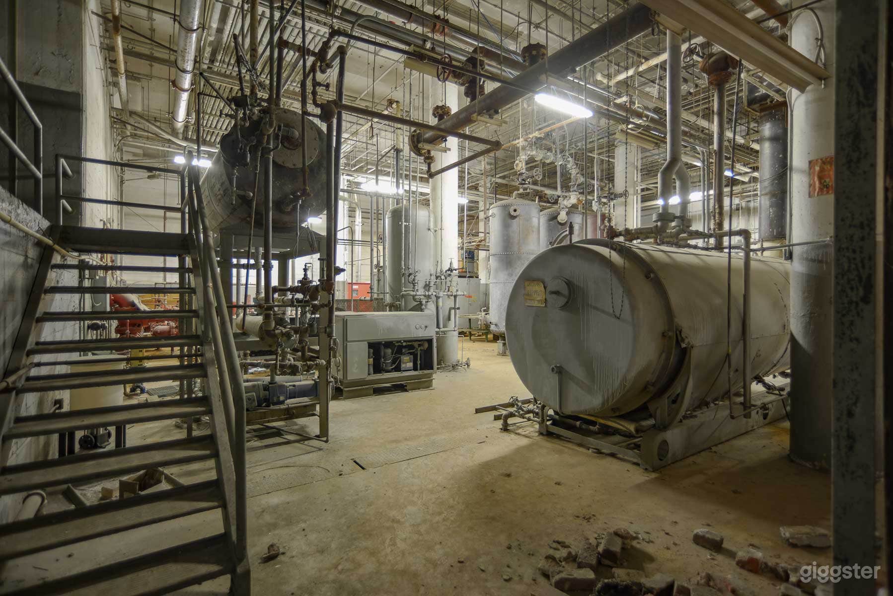 Amazing Industrial Boiler Room Photo 2