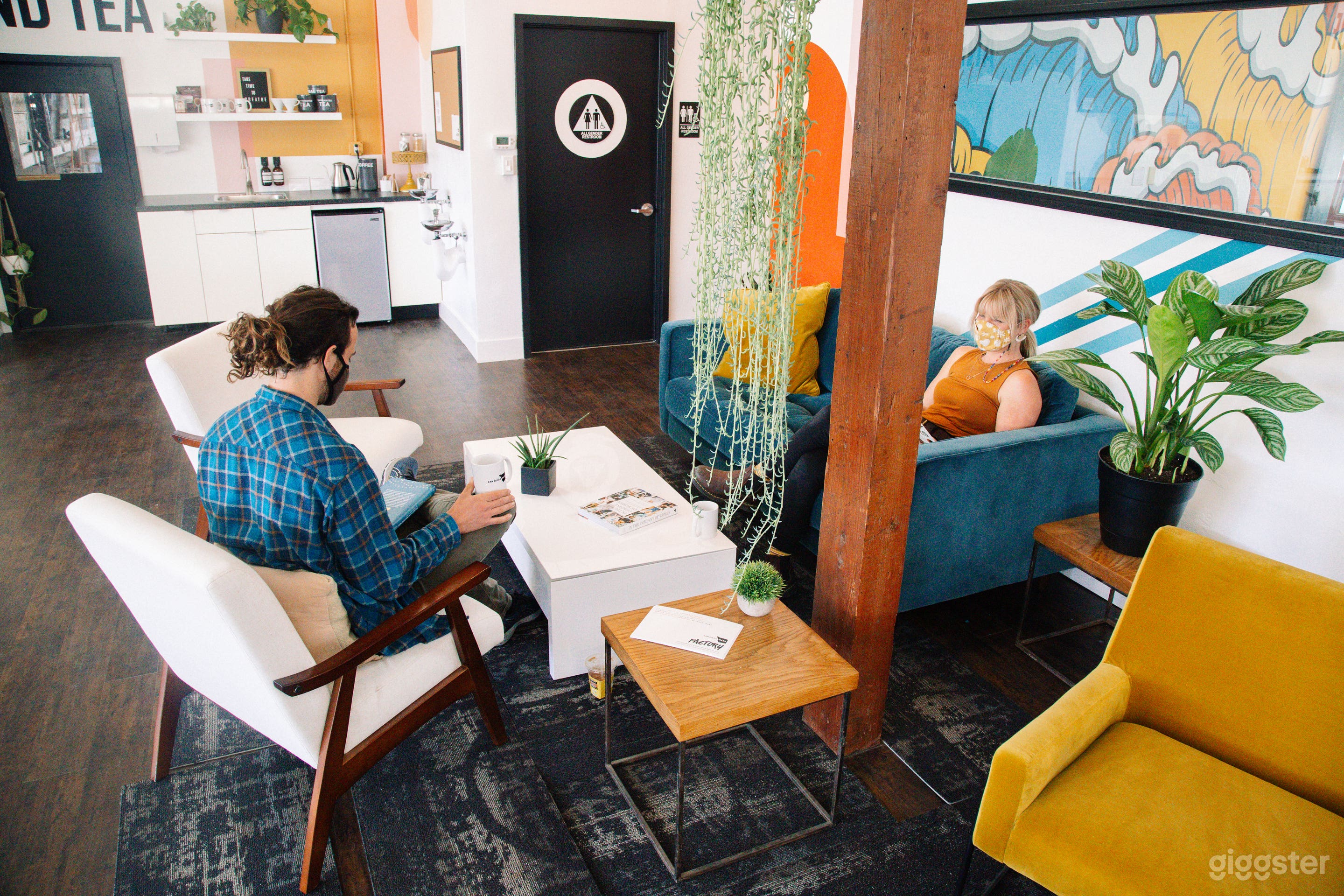 Our lounge area to hang out or take a break 