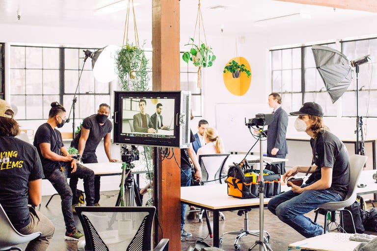  We love filming in our space!  