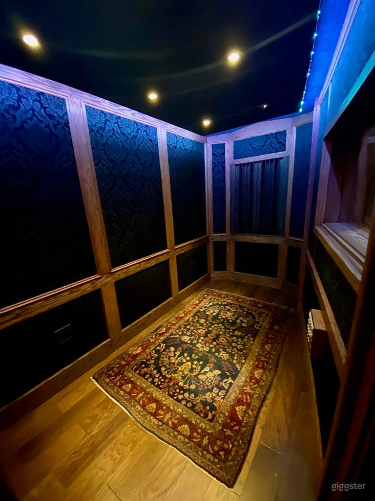  (B) Recording Room 
- much bigger than a booth
- great for all recording types
- Foley, ADR, Vocals, etc. 