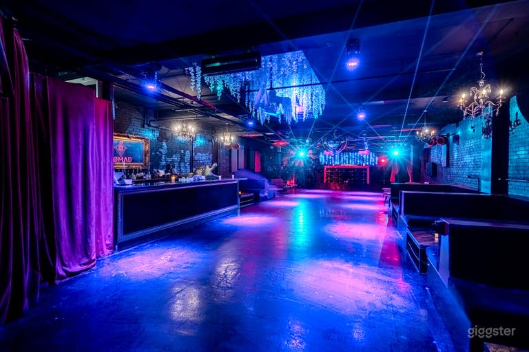  High energy nightclub Venue with Laser lighting 