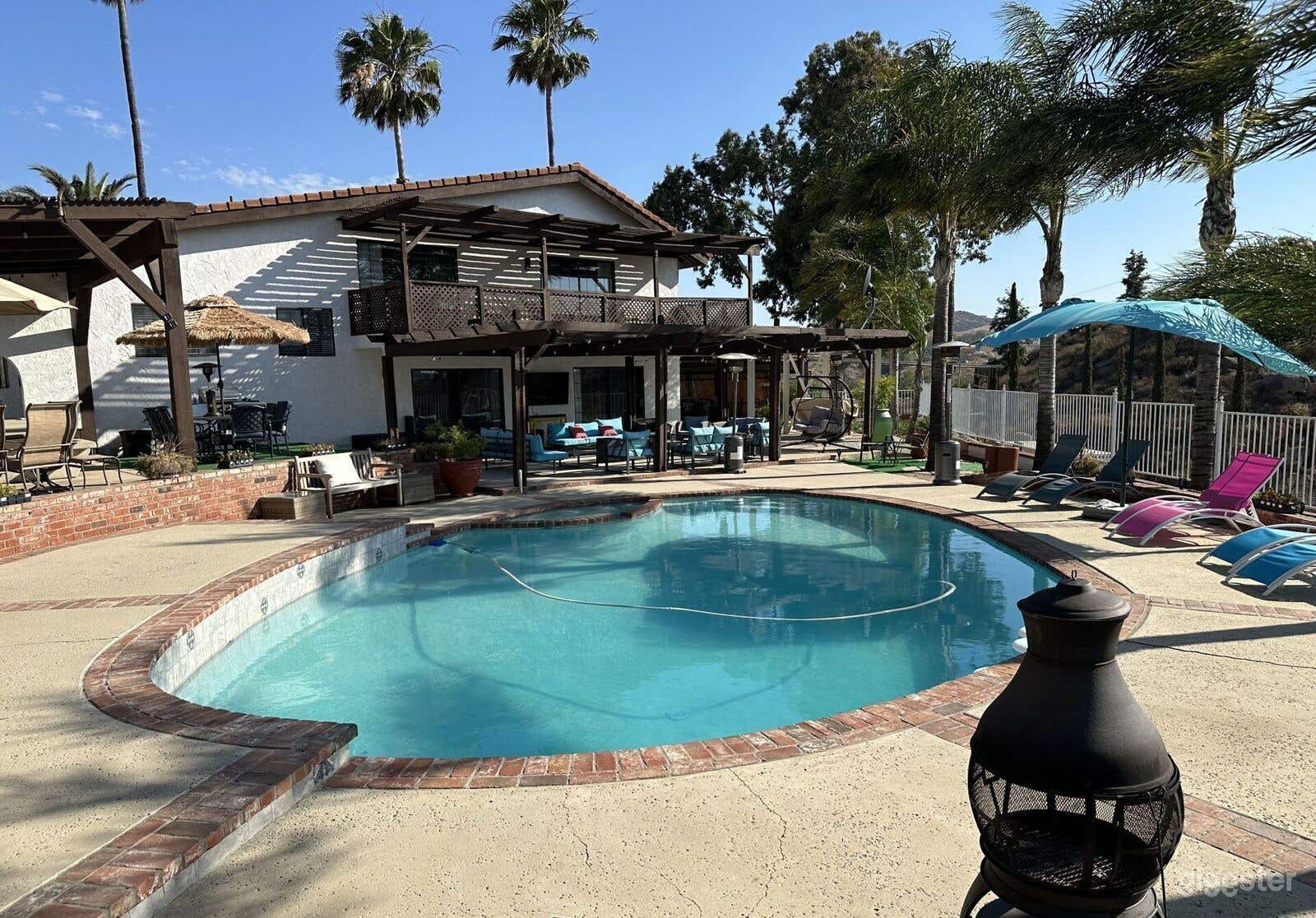Resort-Style Pool Escape at Riverside Lake Mathews Photo 1