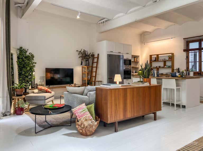  Modern industrial loft in Barcelona 