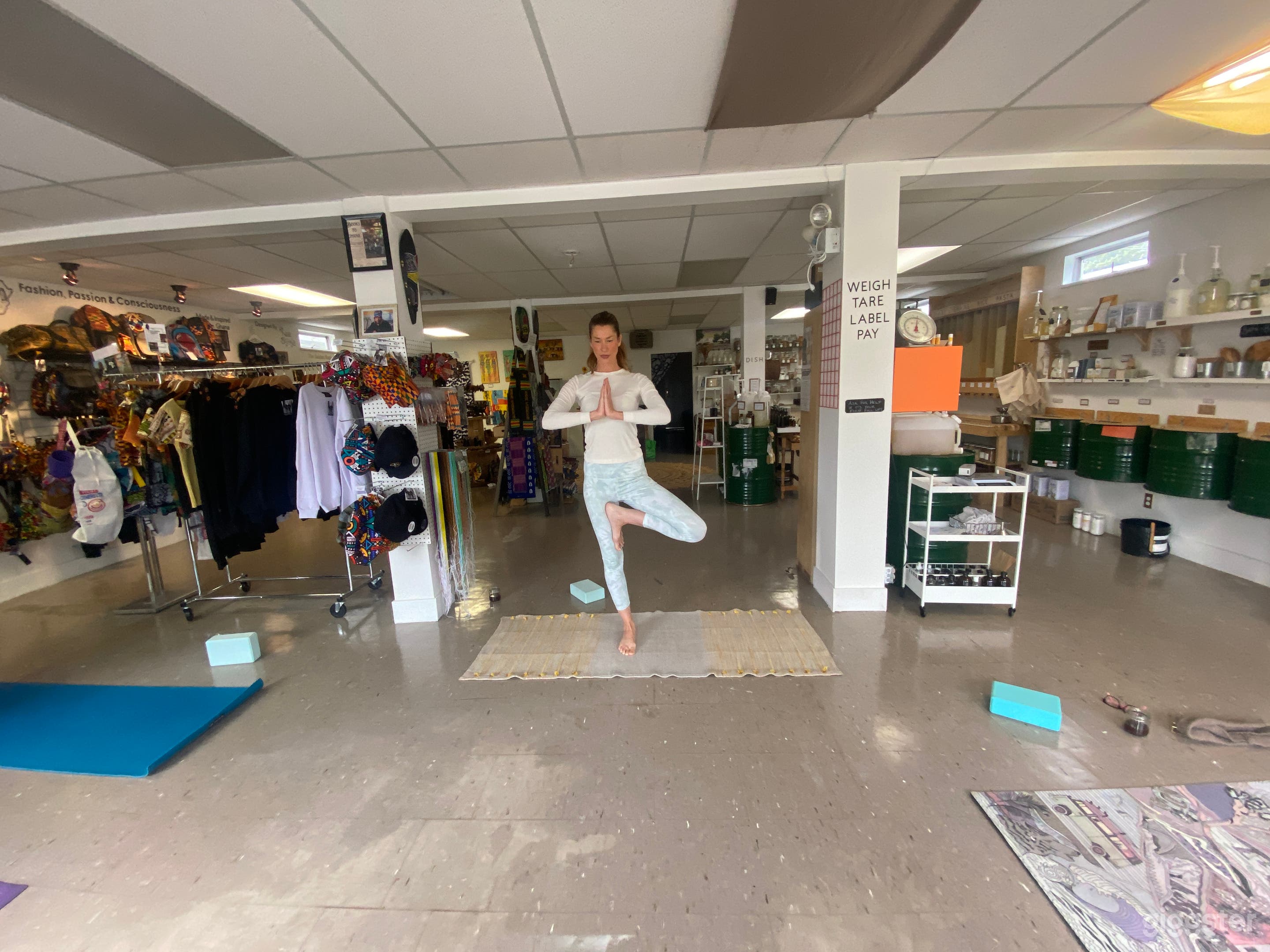 We've hosted yoga classes