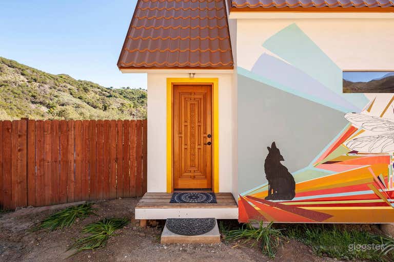  Topanga Mountain DragonFly House + creek 