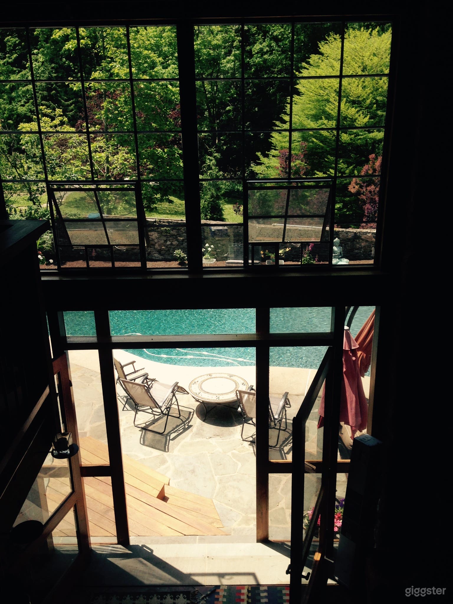 View from loft of barn