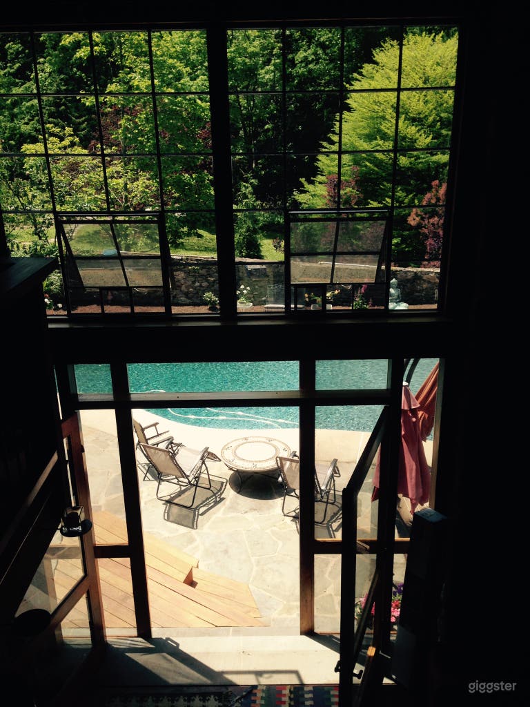  View from loft of barn 