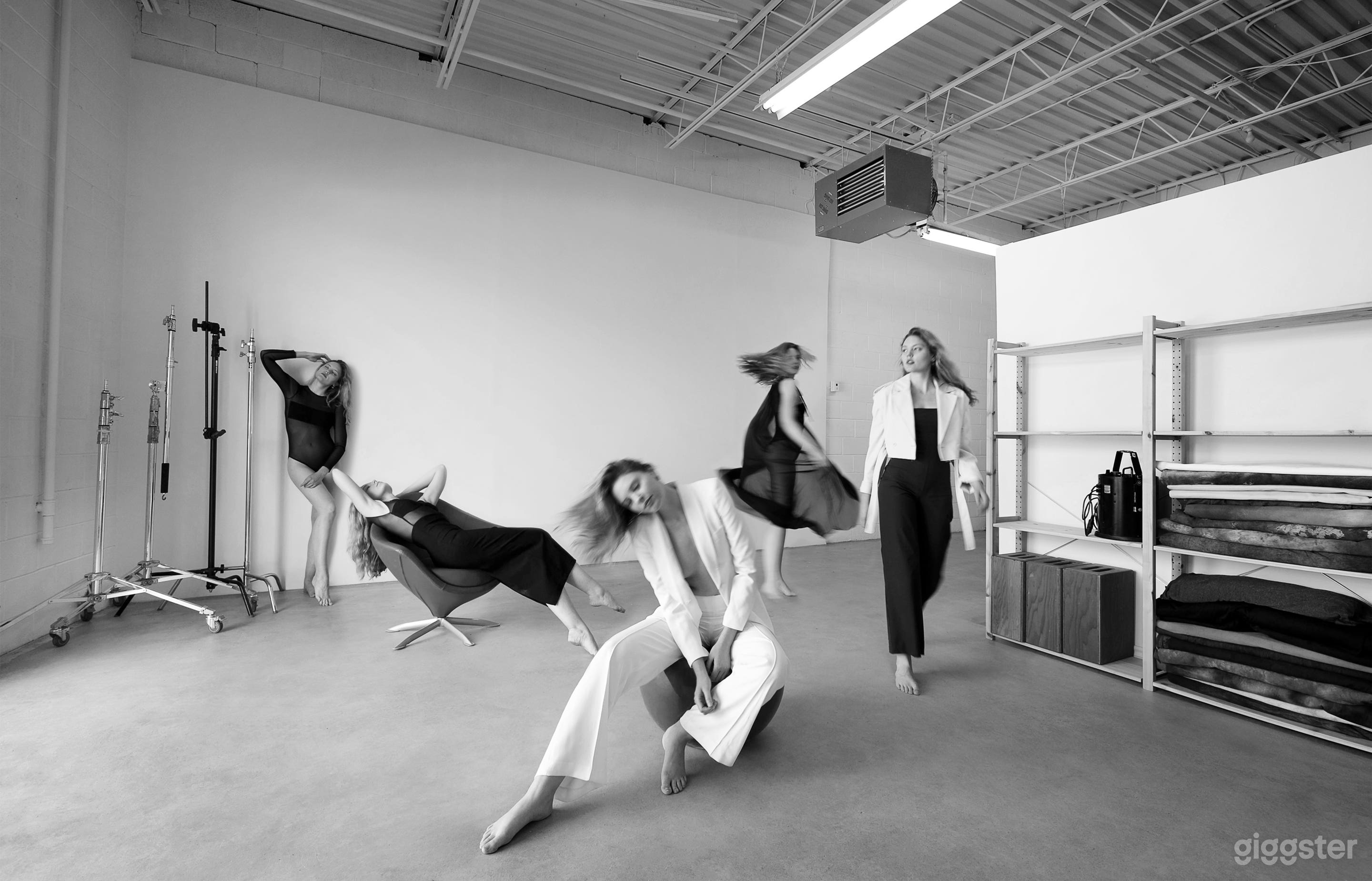 Open concept creative space