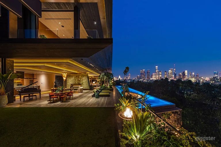  Contemporary Hillside Oasis 