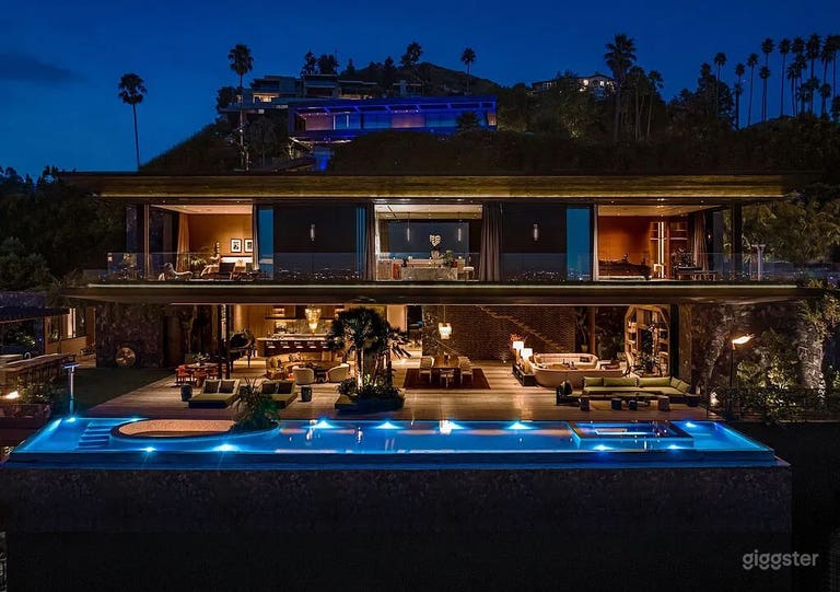  Contemporary Hillside Oasis 