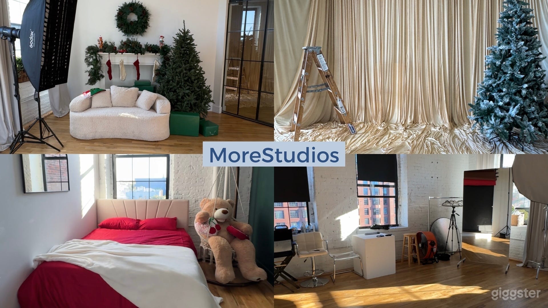 Fully Equipped Light Filled Studio Photo 1