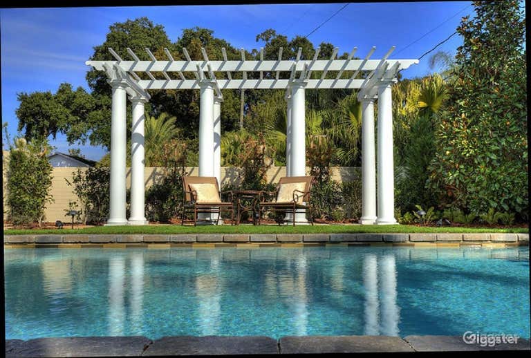  Formal Pool & yard. Film production / Events 